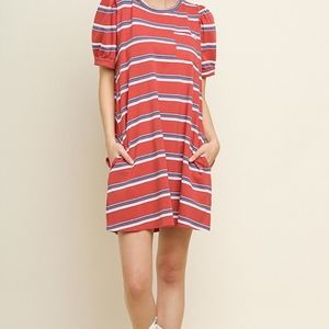 Sadie Striped Mini Dress